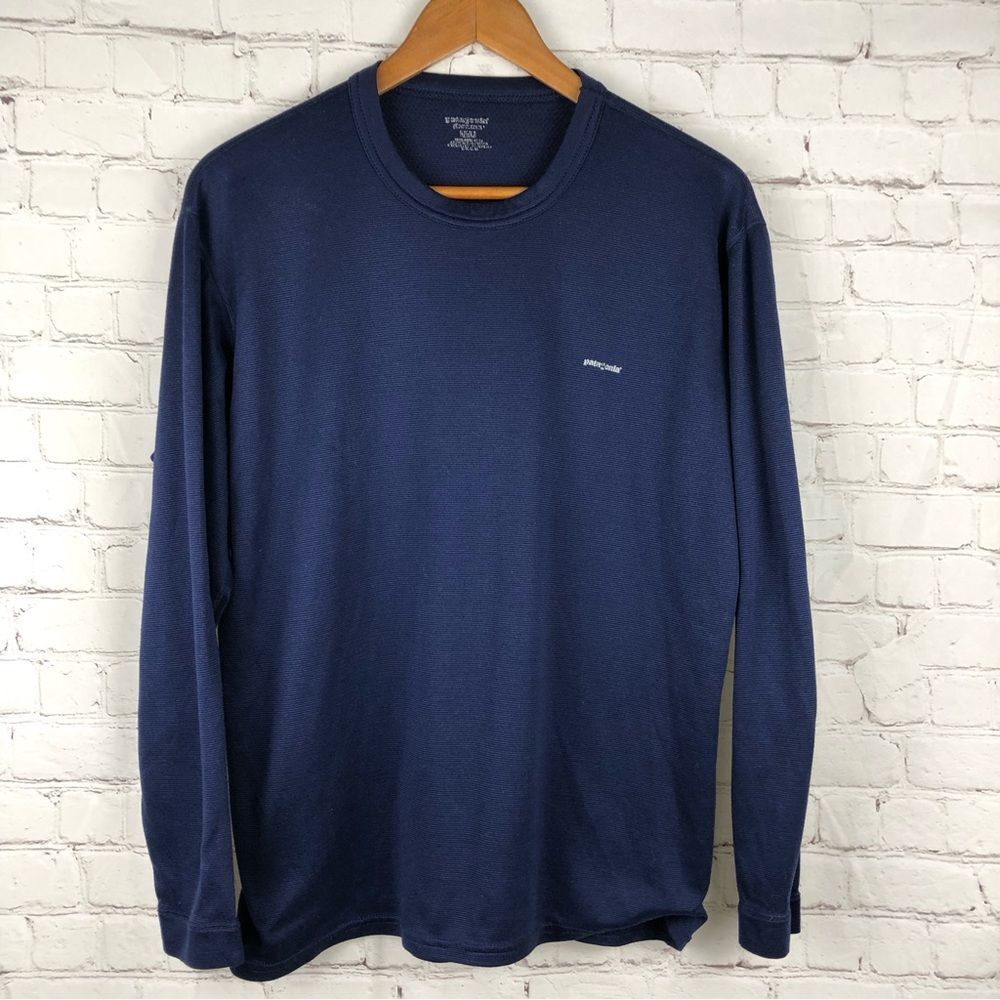Patagonia Dark Blue Long Sleeve Men's Sz Large